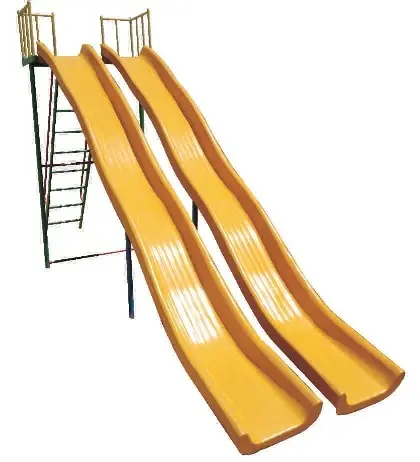 Playing equipment - Double Wave slide 