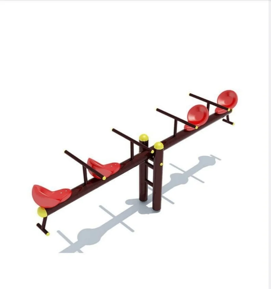 Playing equipment	- 4 seater single bar see saw 