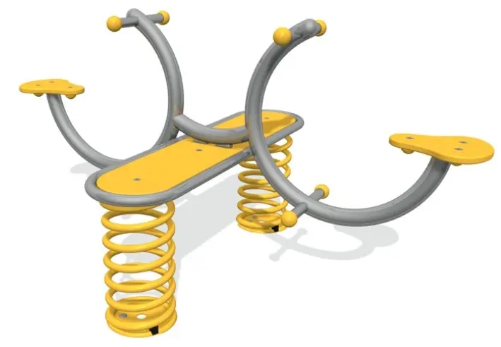 Playing equipments - Curve Spring Seesaw 