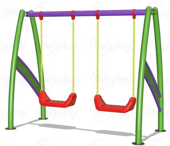 Playing equipment -  2 Seater Swing FRP Pata 